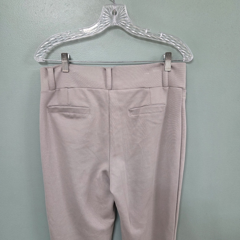 Fishers Finery Womens Tall Grey Pants Large Pullon Stretch Business Casual Comfy - Picture 8 of 11